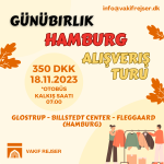 Günübirlik Almanya Hamburg Alişveriş Turu
